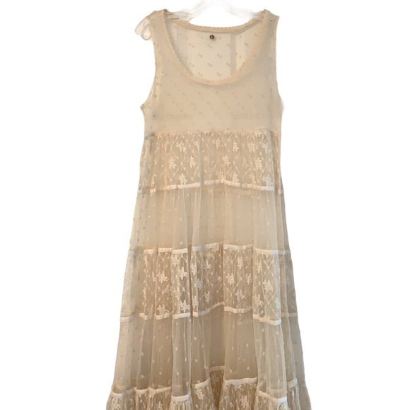 Billabong Dresses & Skirts - Billabong Sheer Boho Dress